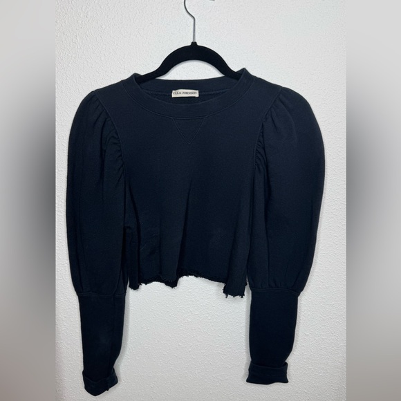 Ulla Johnson Philo Puff-Sleeve Pullover Top - Picture 2 of 10